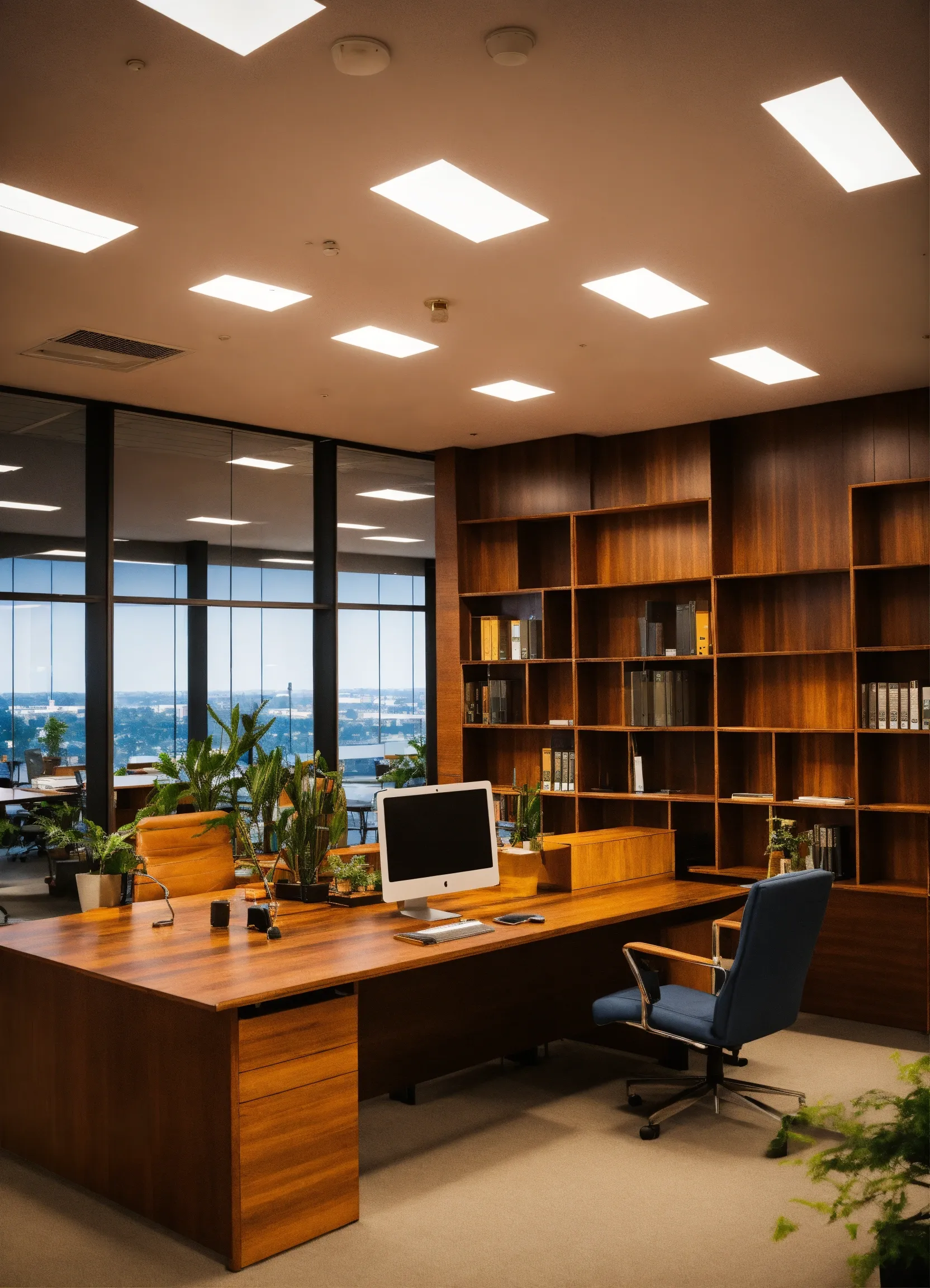 Almacenamiento de pasillo con puertas