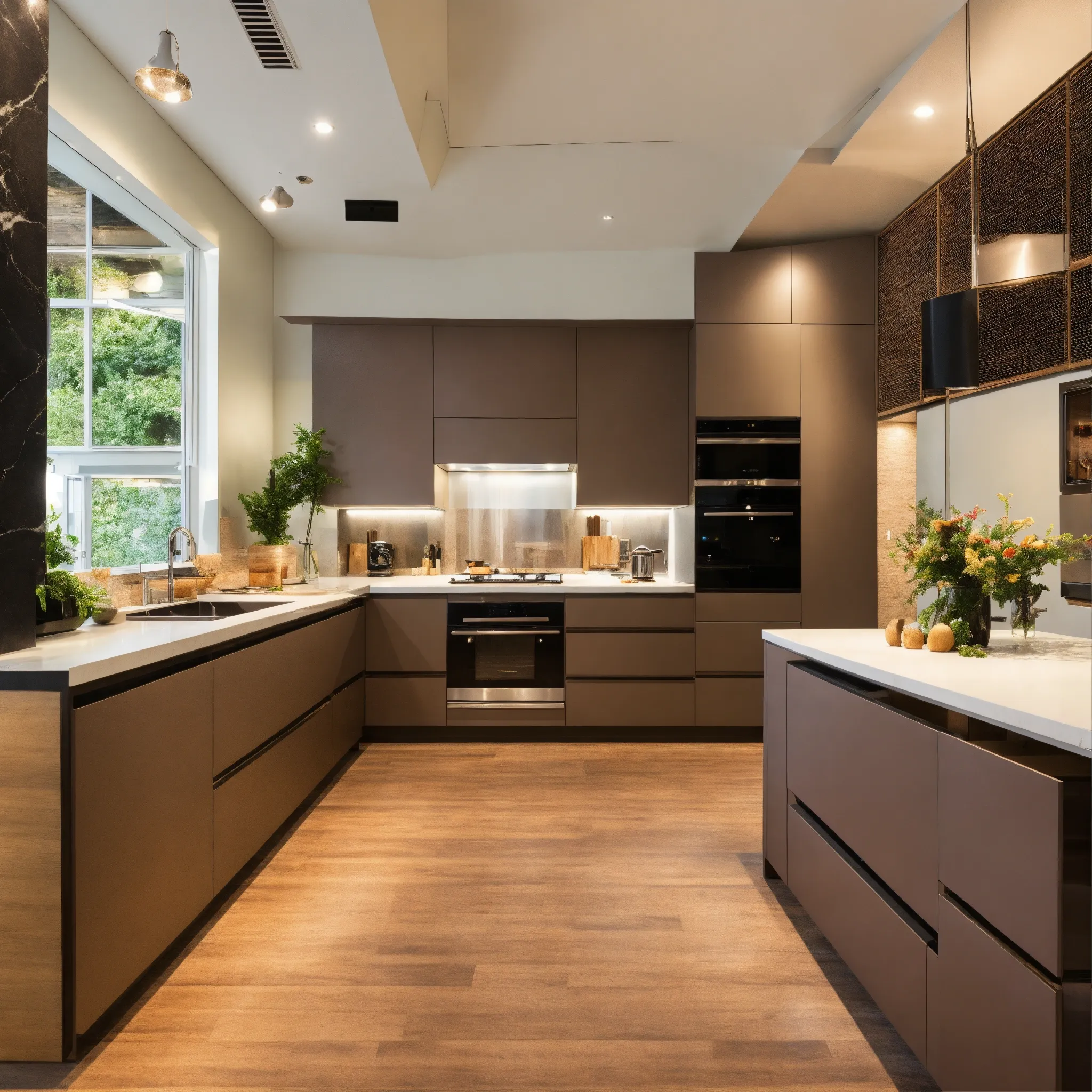 Walk-in closet con zona de vestir